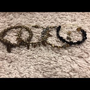 Alex and Ani set of 4